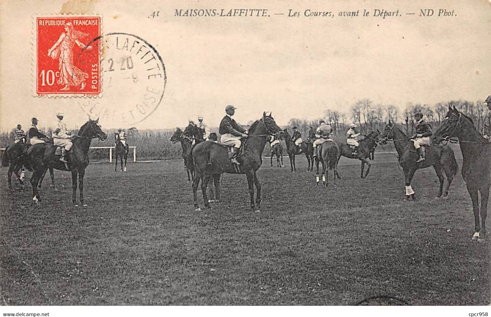 78 - MAISON LAFFITTE - SAN30004 - Les Courses Avant Le Départ - Maisons-Laffitte