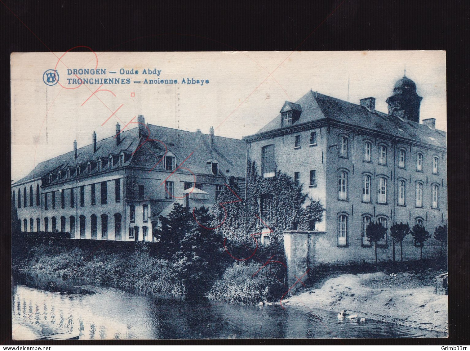 Drongen - Oude Abdy / Tronchiennes - Ancienne Abbaye - Postkaart - Gent