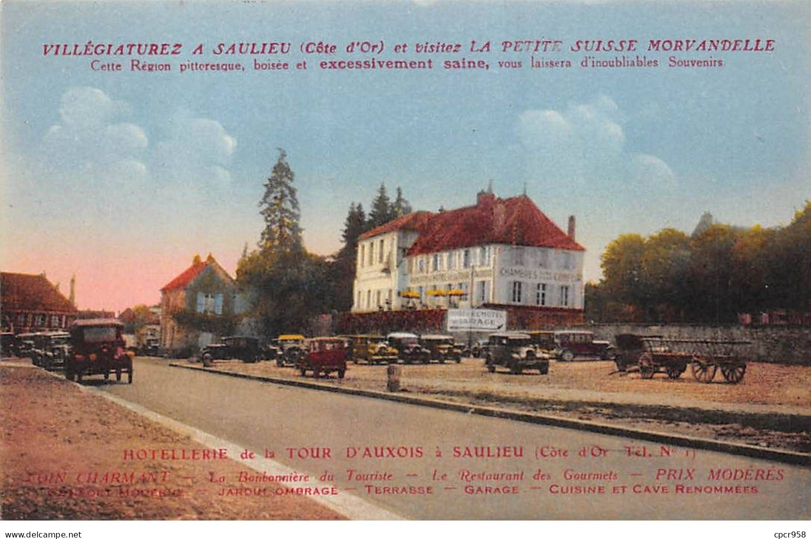 21 - SAULIEU - SAN41172 - Hôtellerie De La Tour D'Auxois - Saulieu