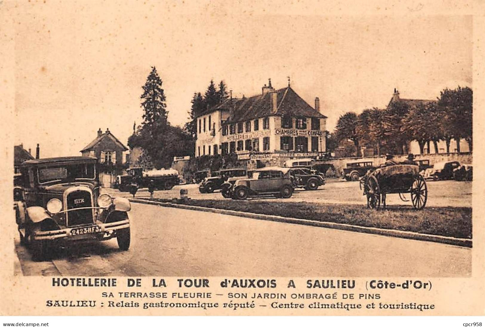21 - SAULIEU - SAN41168 - Hôtellerie De La Tour D'Auxois - Saulieu