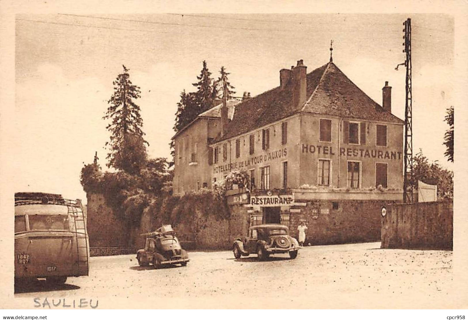 21 - SAULIEU - SAN41167 - Hôtellerie De La Tour D'Auxois - Saulieu