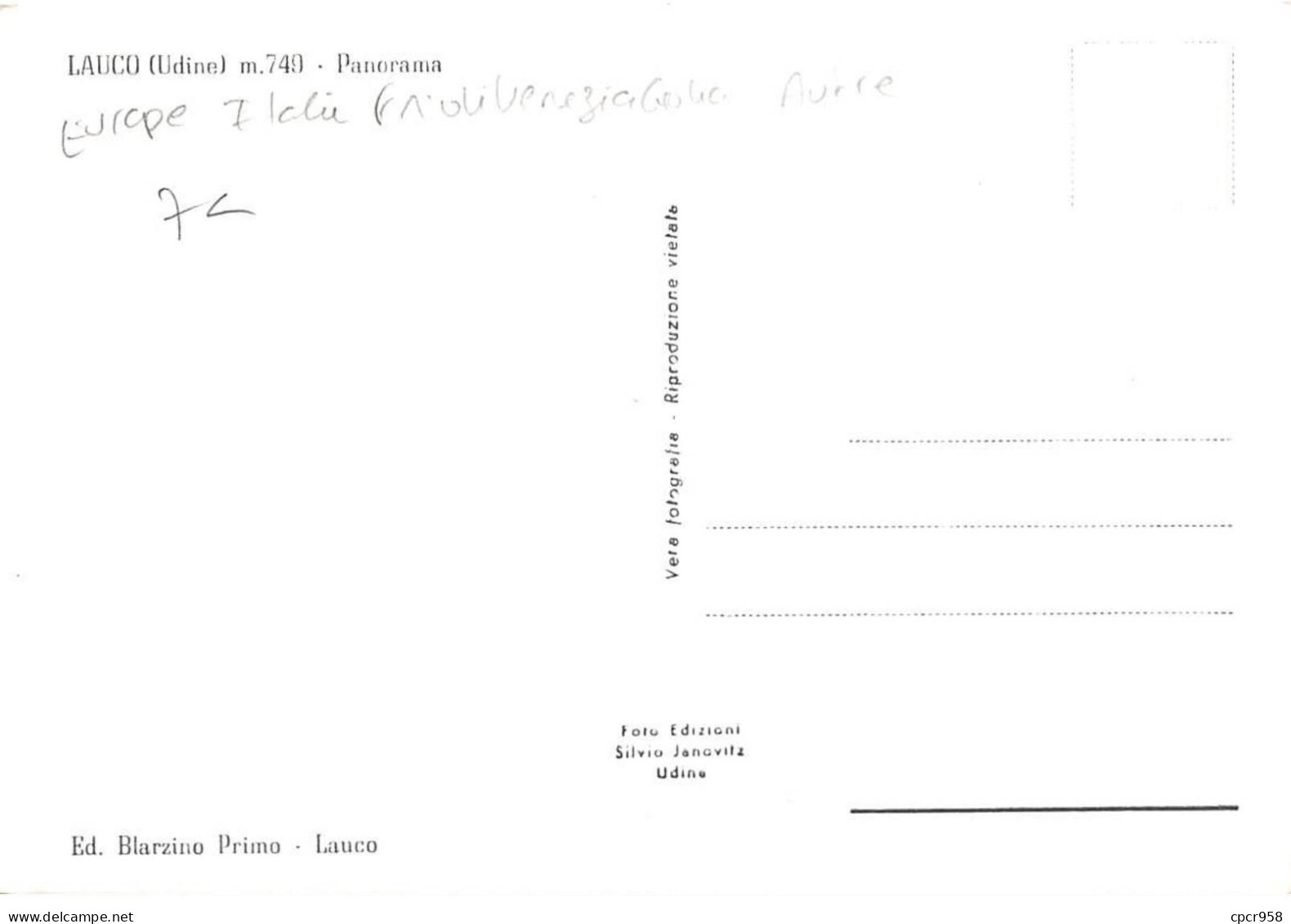 ITALIE - SAN40700 - LAUCO - Udine - Panorama - CPSM 15x10 Cm - Udine