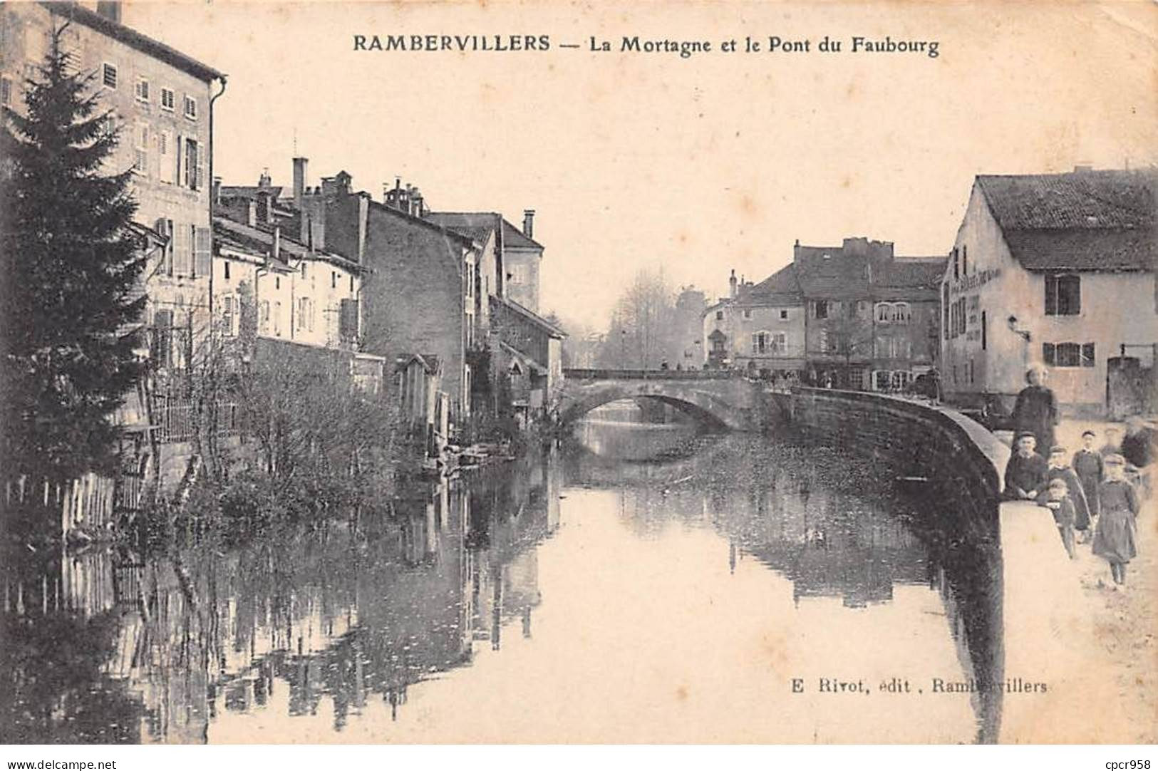 88 - RAMBERVILLERS - SAN40396 - La Mortagne Et Le Pont Du Faubourg - Rambervillers