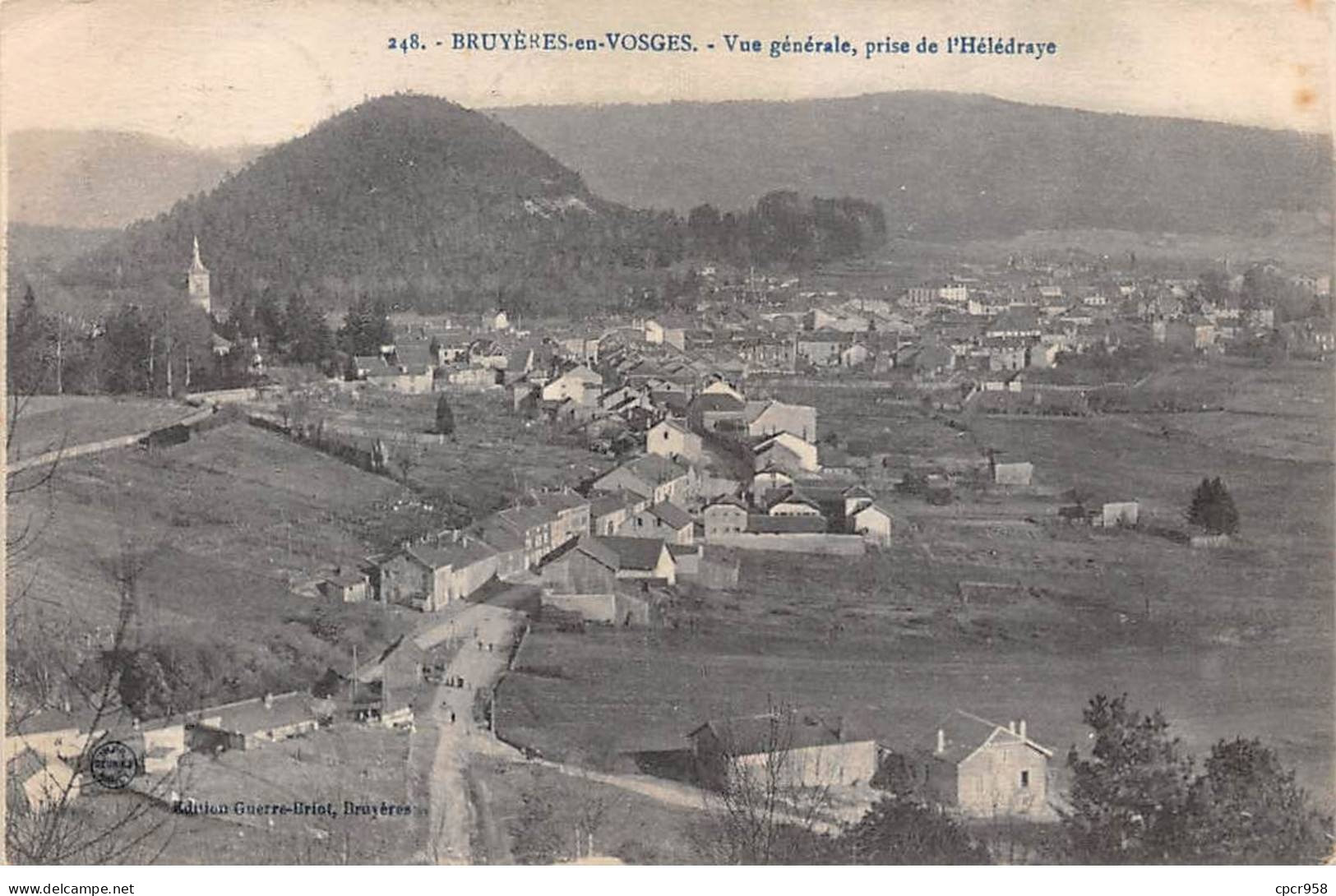 88 - BRUYERES - SAN40450 - Vue Générale - Prise De L'Hélédraye - Bruyeres