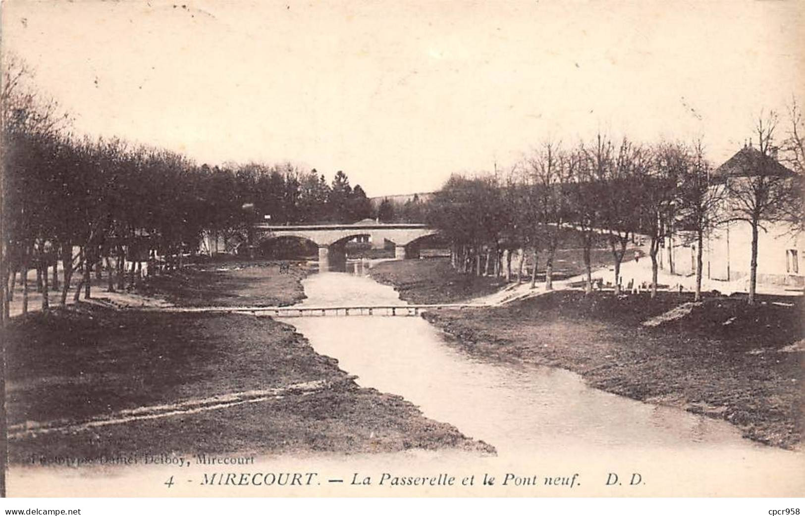 88 - MIRECOURT - SAN40440 - La Passerelle Et Le Pont Neuf - Mirecourt