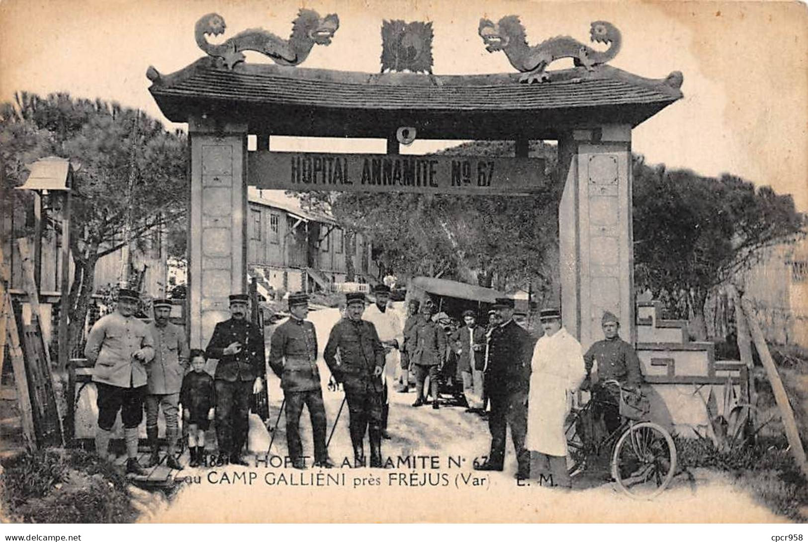 83 - FREJUS - SAN40378 - Hôpital Annamite Du Camp Galliéni - Frejus