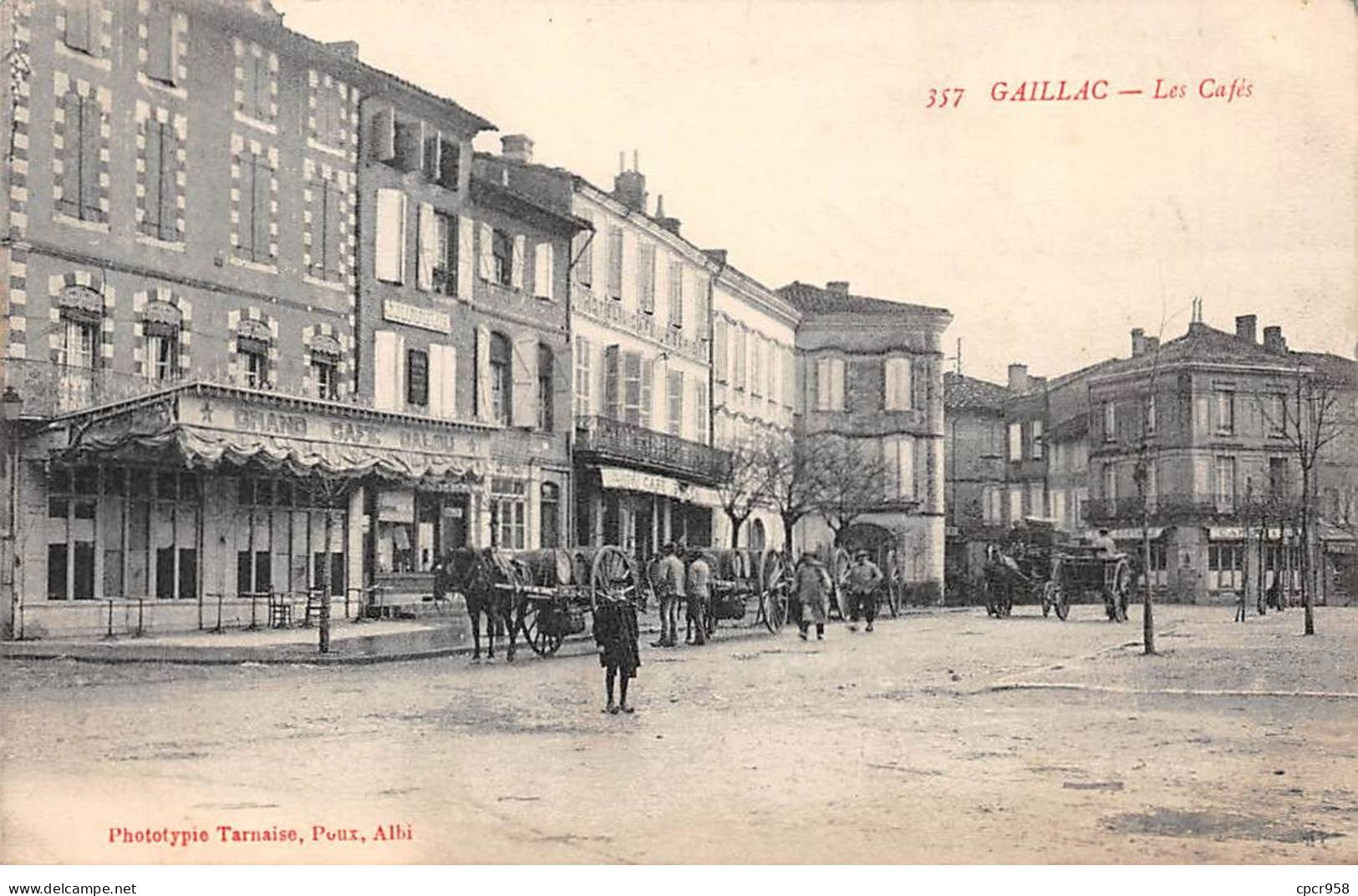 81 - GAILLAC - SAN40366 - Les Cafés - Gaillac