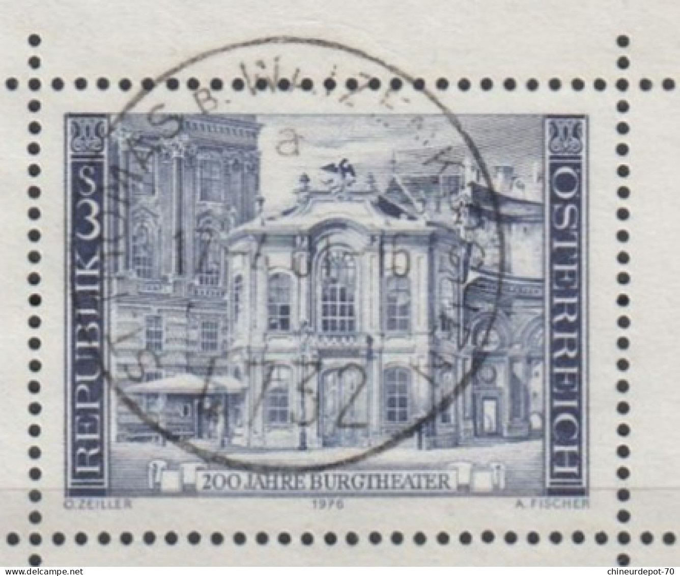 OSTERREICH 200 JAHRE BURGTHEATER 1976 - Blocks & Sheetlets & Panes