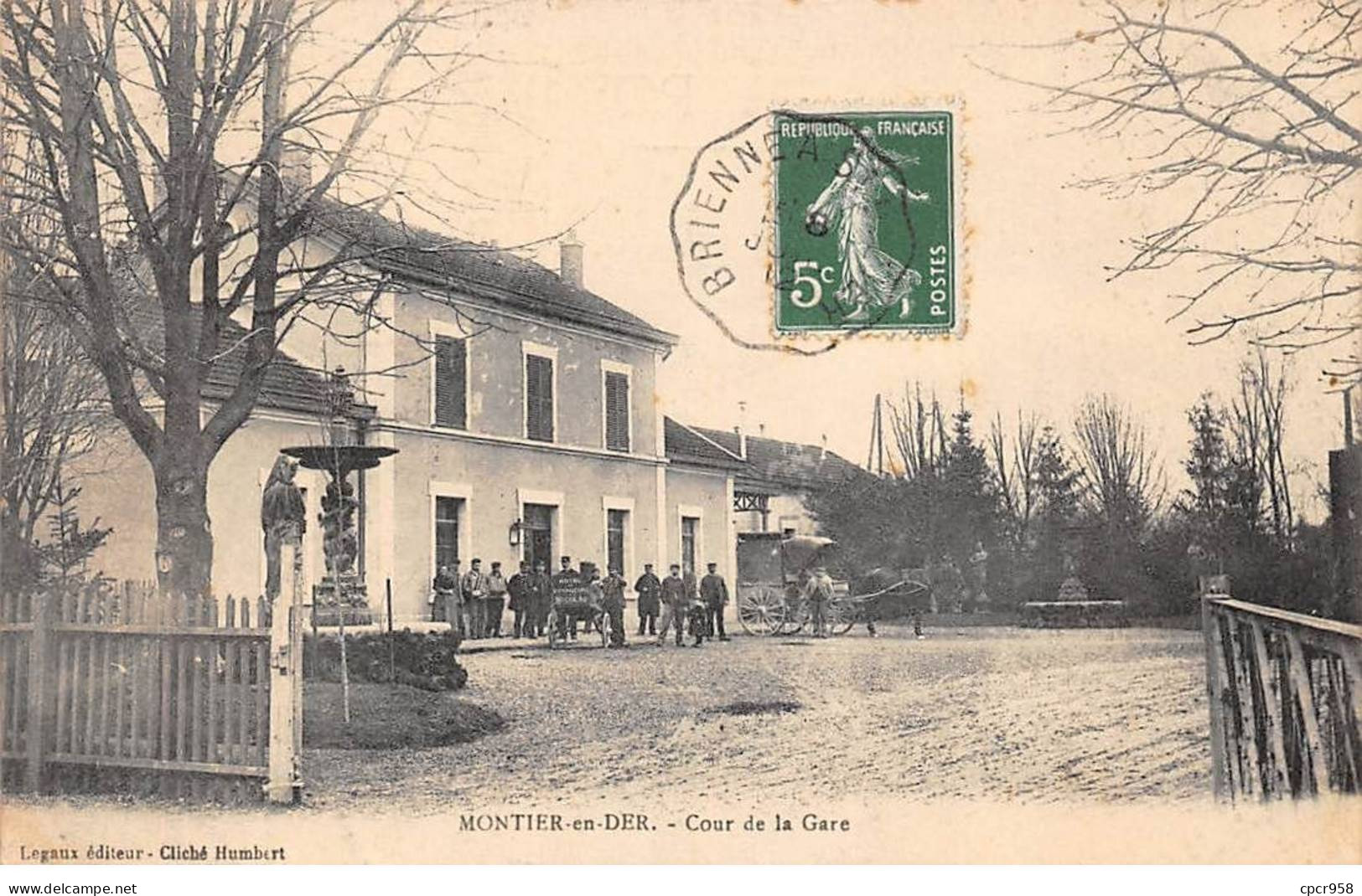 52 - MONTIER EN DER - SAN41422 - Cour De La Gare - Montier-en-Der