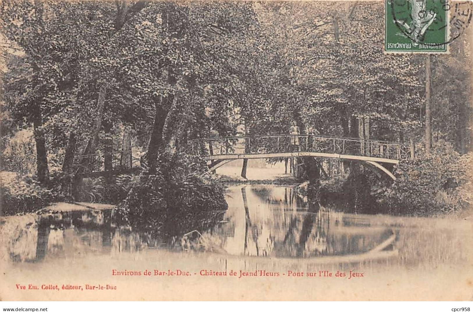 55 - BAR LE DUC - SAN41466 - Château De Jean D'Heurs - Pont Sur L'Ile Des Jeux - Environs De Bar Le Duc - Bar Le Duc