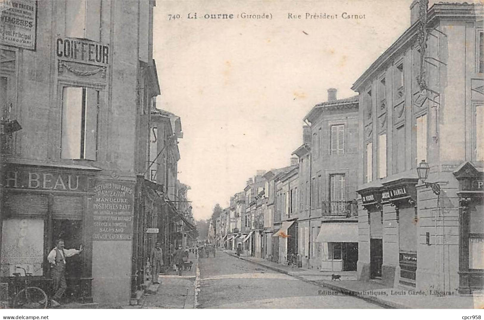 33 - LIBOURNE - SAN41263 - Rue Président Carnot - Libourne