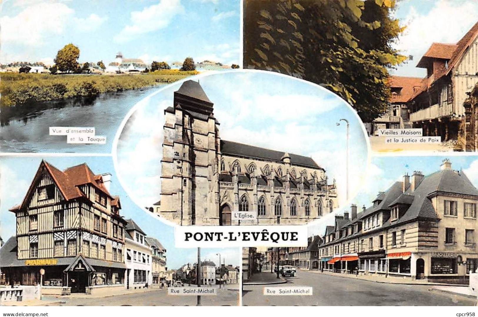 14 - PONT L EVEQUE - SAN42005 - Vue D'ensemble - CPSM 14x9 Cm - Pont-l'Evèque