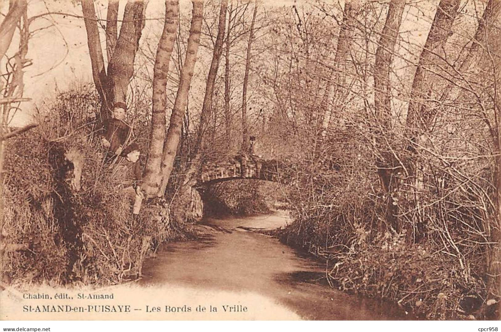 58 - ST AMAND EN PUISAYE - SAN33307 - Les Bords De La Vrille - Saint-Amand-en-Puisaye