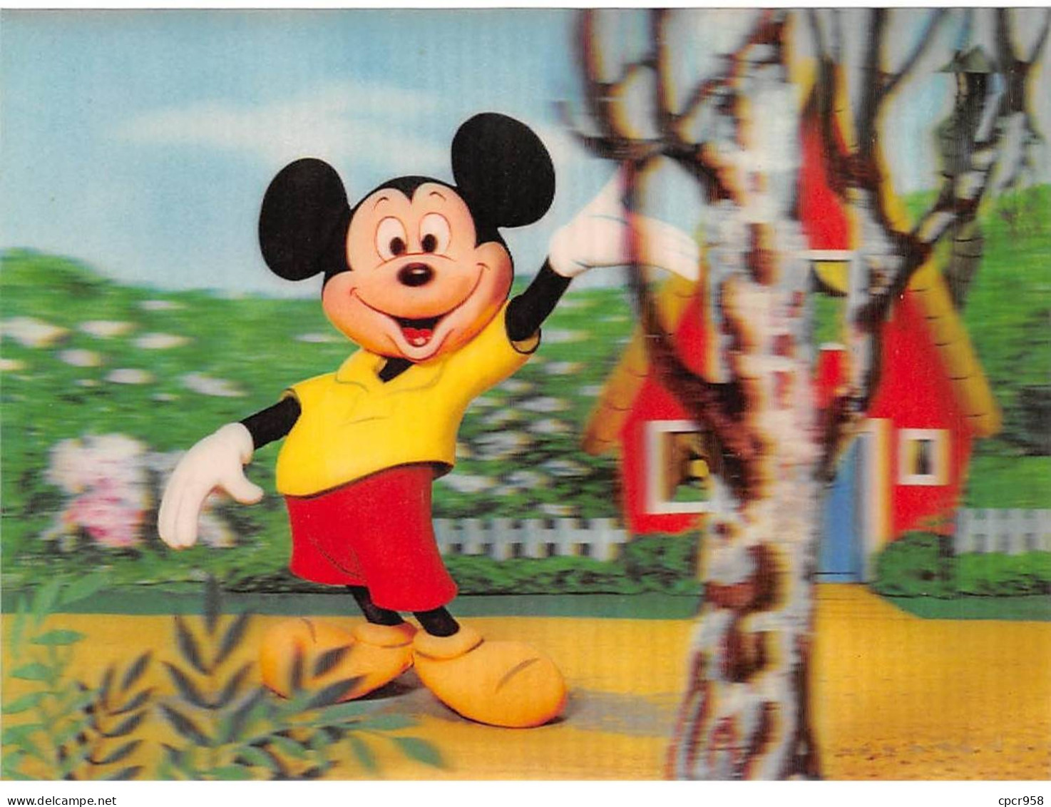 Disney - N°82003 - 321- Mickey Mouse - Carte Holographique - Disneyland