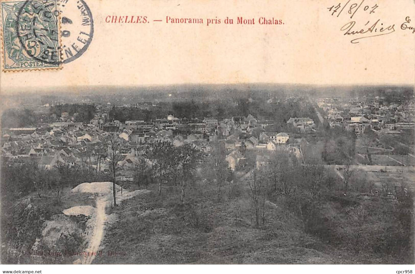 77 - CHELLES - SAN41615 - Panorama Pris Du Mont Chalas - Chelles