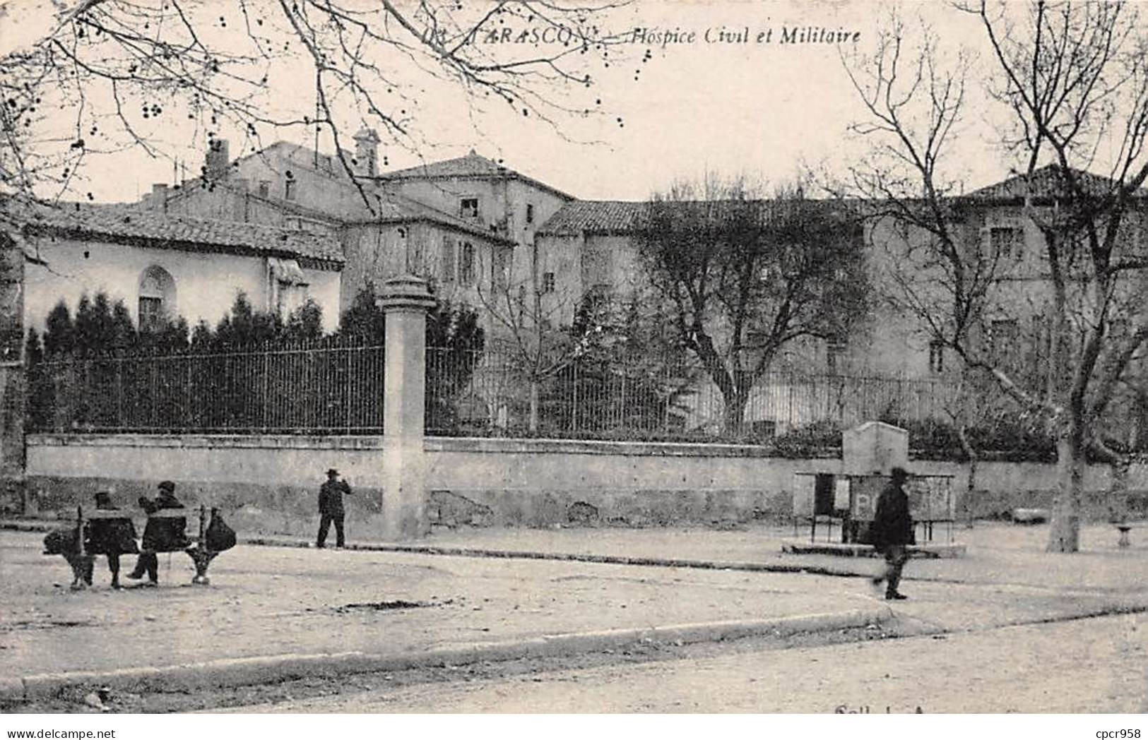 13 - TARASCON - SAN41877 - Hospice Civil Et Militaire - Tarascon