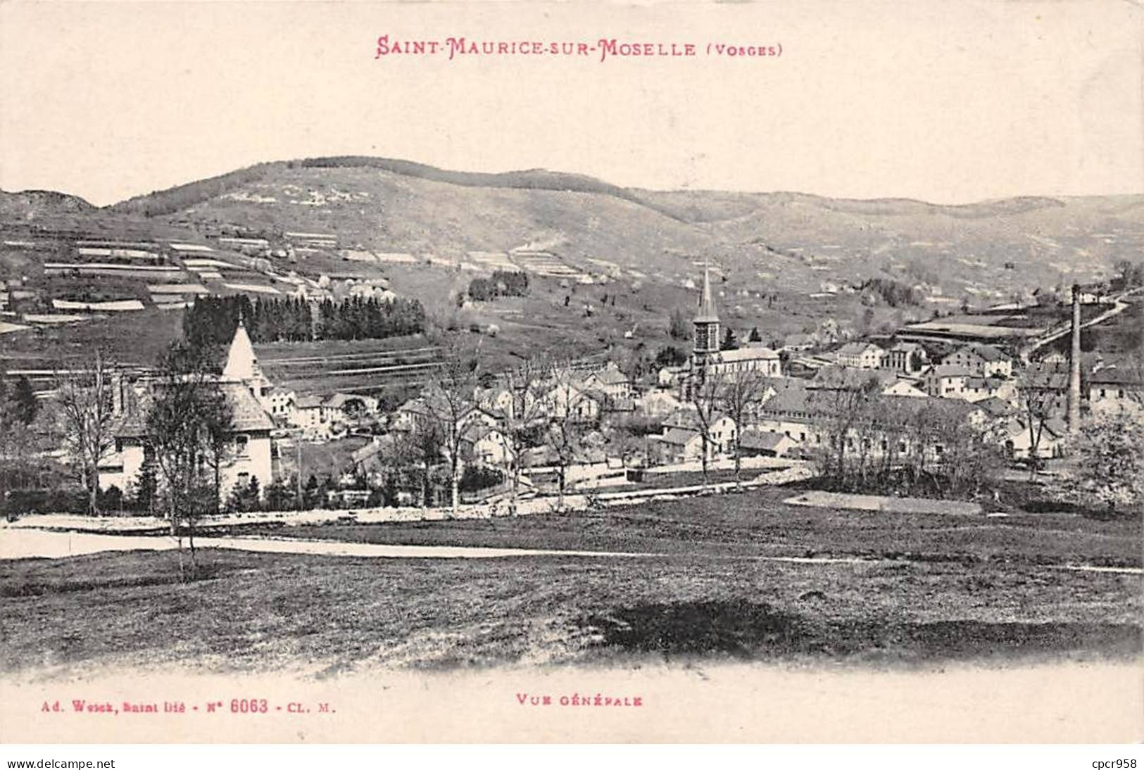 88 - SAINT MAURICE SUR MOSELLE - SAN41740 - Vue Générale - Cornimont