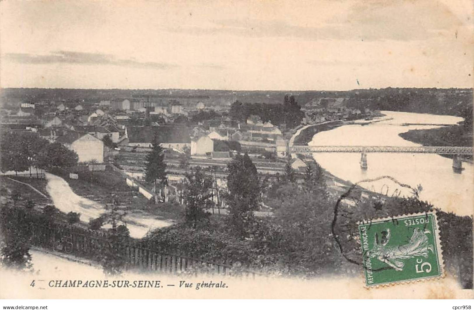 77 - CHAMPAGNE SUR SEINE - SAN41638 - Vue Générale - Champagne Sur Seine