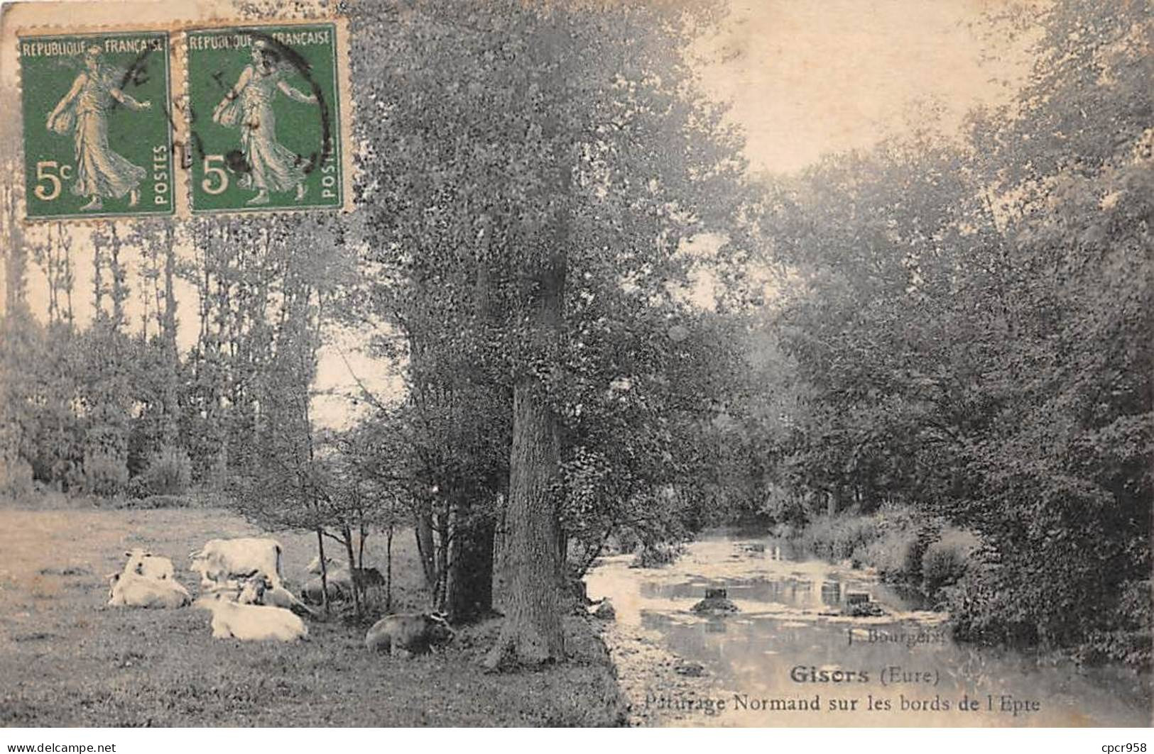 27 - GISORS - SAN42184 - Pâturage Normand Sur Les Bords De L'Epte - Gisors