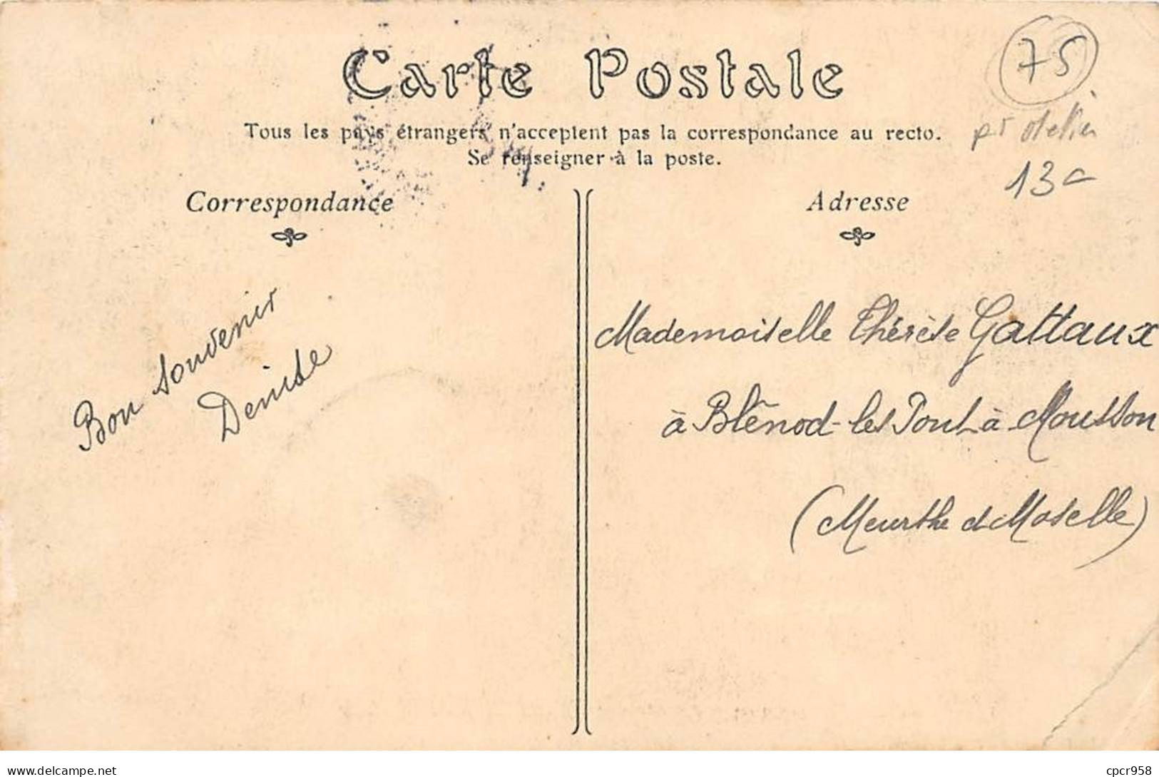 75 - PARIS - SAN33521 - Les Femmes Cochers - Une Réplique à Watteau En 1907, Embarquement Pour L'Ile De Cythère - Ambachten In Parijs