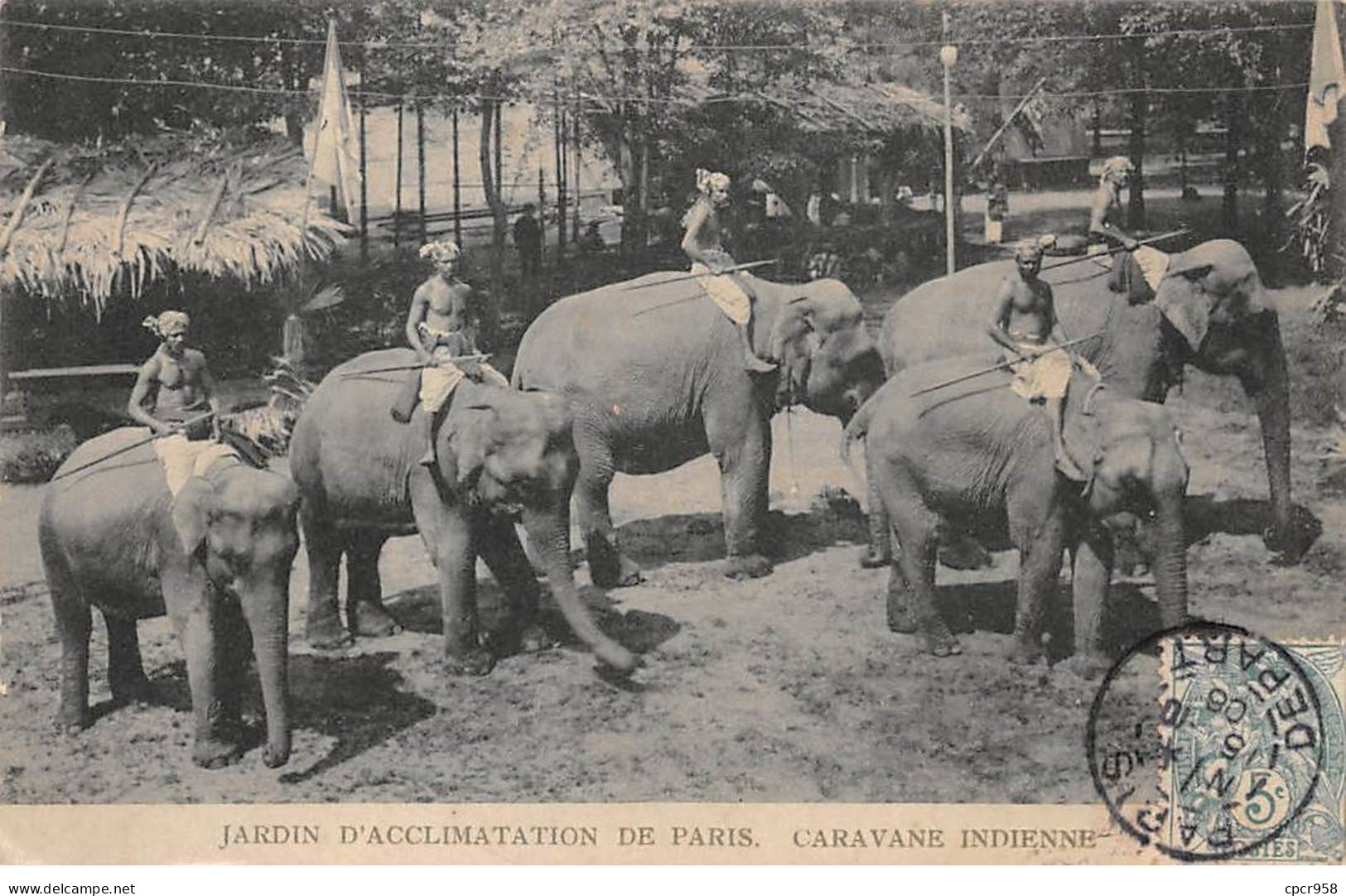 75 - PARIS - SAN33503 - Jardin D'Acclimatation De Paris - Caravane Indienne - Parques, Jardines