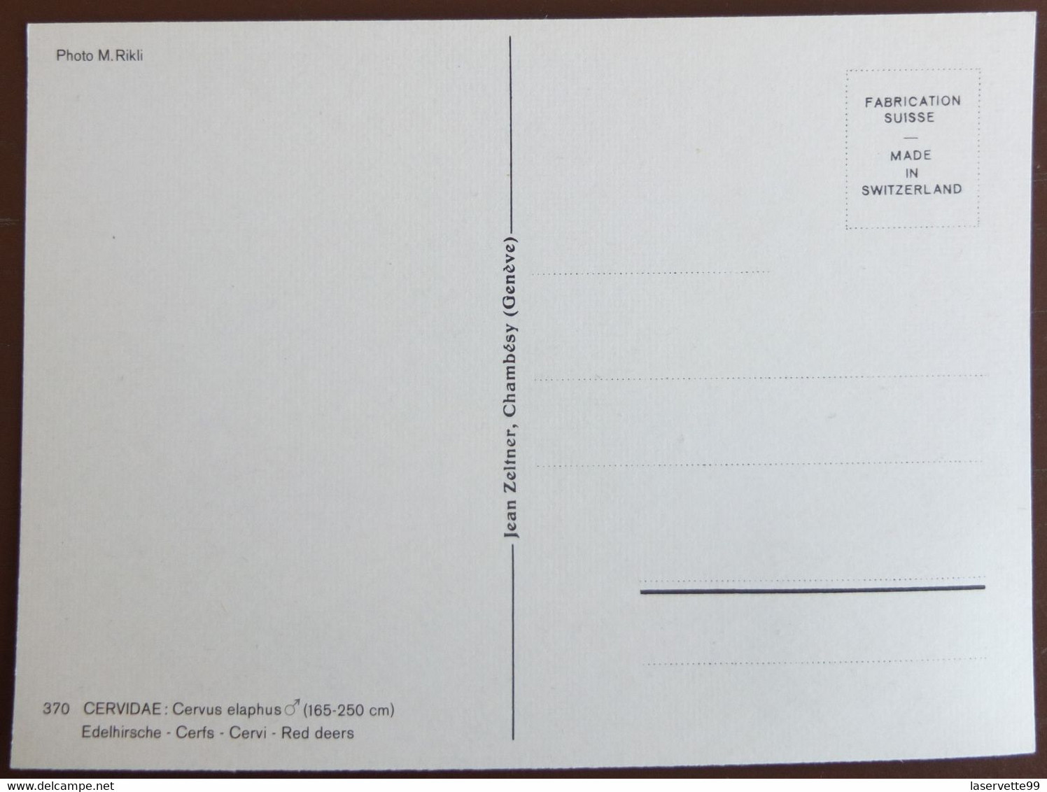 Carte Maximum 2014 Cerfs Hirsche Deer Animal Maxikarte Card Suisse Maxicard - Maximumkarten (MC)