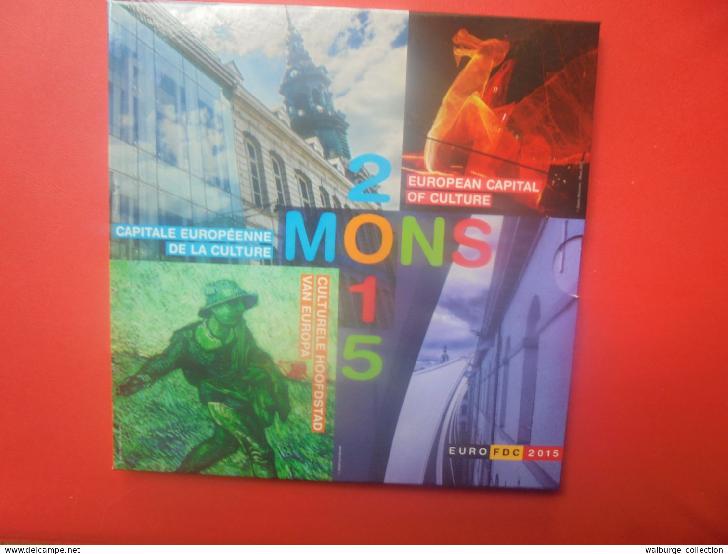 +++PRIX CADEAU+++BELGIQUE FDC 2015 "MONS" ( PRESENTATION UNIQUE D'UNE SEULE SEMAINE !) - België