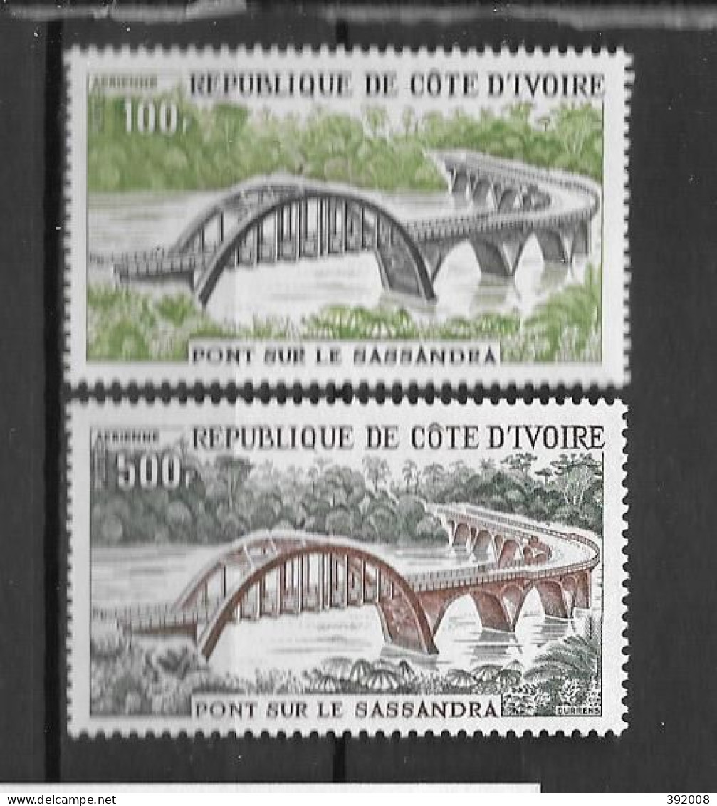 PA - 1974 - N° 62 à 63**MNH - Pont Sur La Sassandra - 1 - Côte D'Ivoire (1960-...)