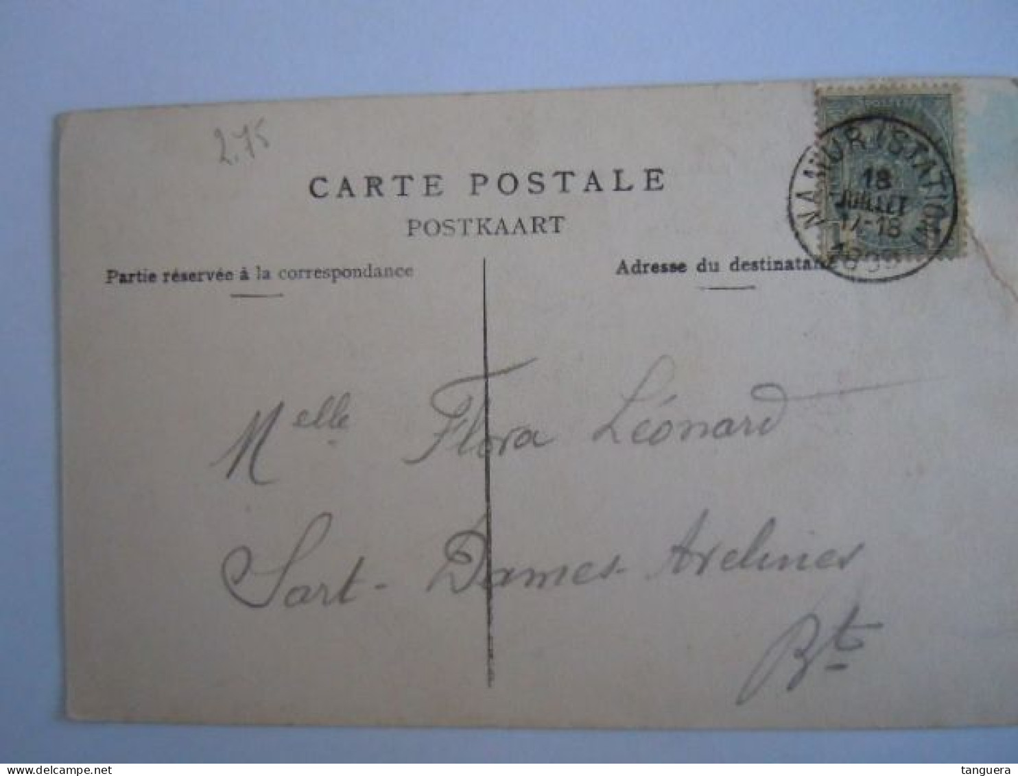 Dinant Hôtel Des Postes Et Pont  L. Lagaert Circulée 1909  (701) - Dinant