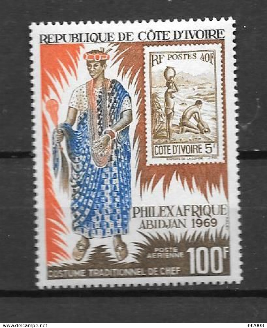 PA - 1969 - N° 43*MH - Philexafrique - Côte D'Ivoire (1960-...)