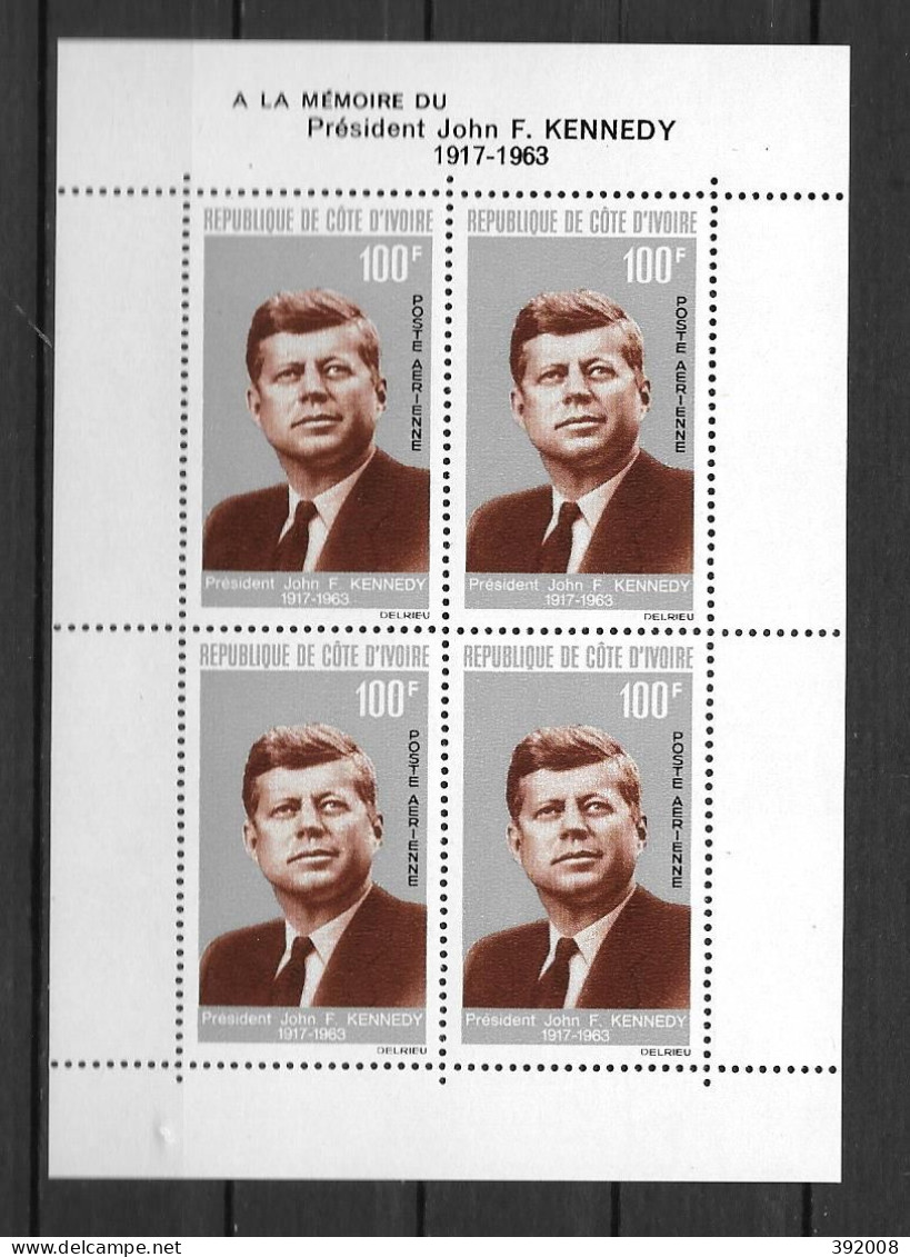 BF - 1964 - N ° 3**MNH - Président Kennedy - Ivory Coast (1960-...)