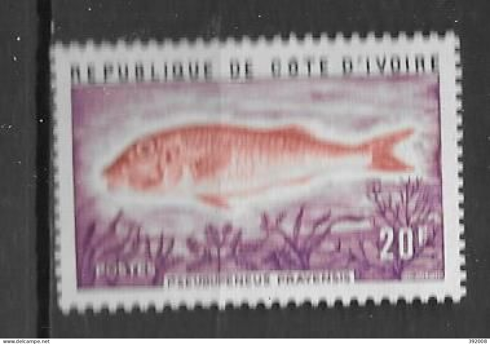 1973 - N° 355**MNH - Poisson  - 1 - Costa D'Avorio (1960-...)