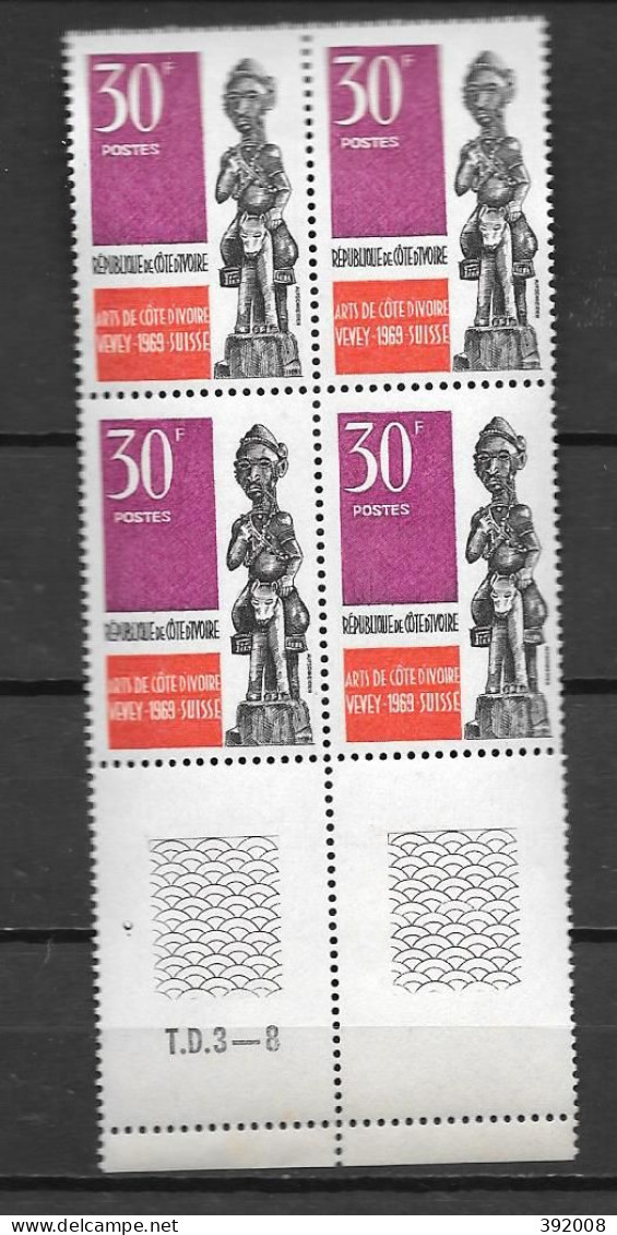 1969 - N° 286**MNH - Exposition Des Arts Locaux - 2 - Ivory Coast (1960-...)