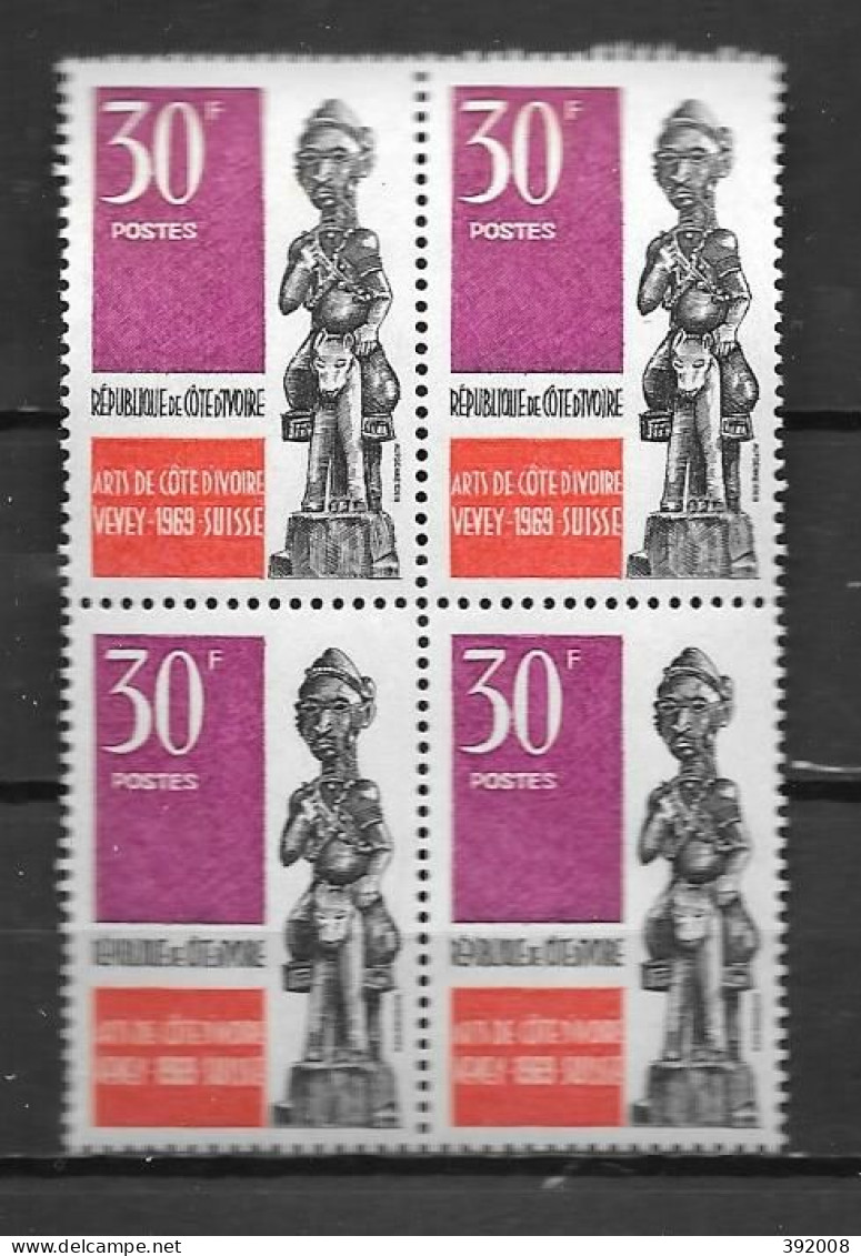 1969 - N° 286**MNH - Exposition Des Arts Locaux - 3 - Costa D'Avorio (1960-...)