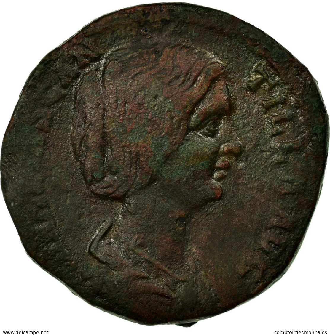Monnaie, Manlia Scantilla, Sesterce, 193, Roma, Extremely Rare, TB, Cuivre - Die Severische Dynastie (193 / 235)