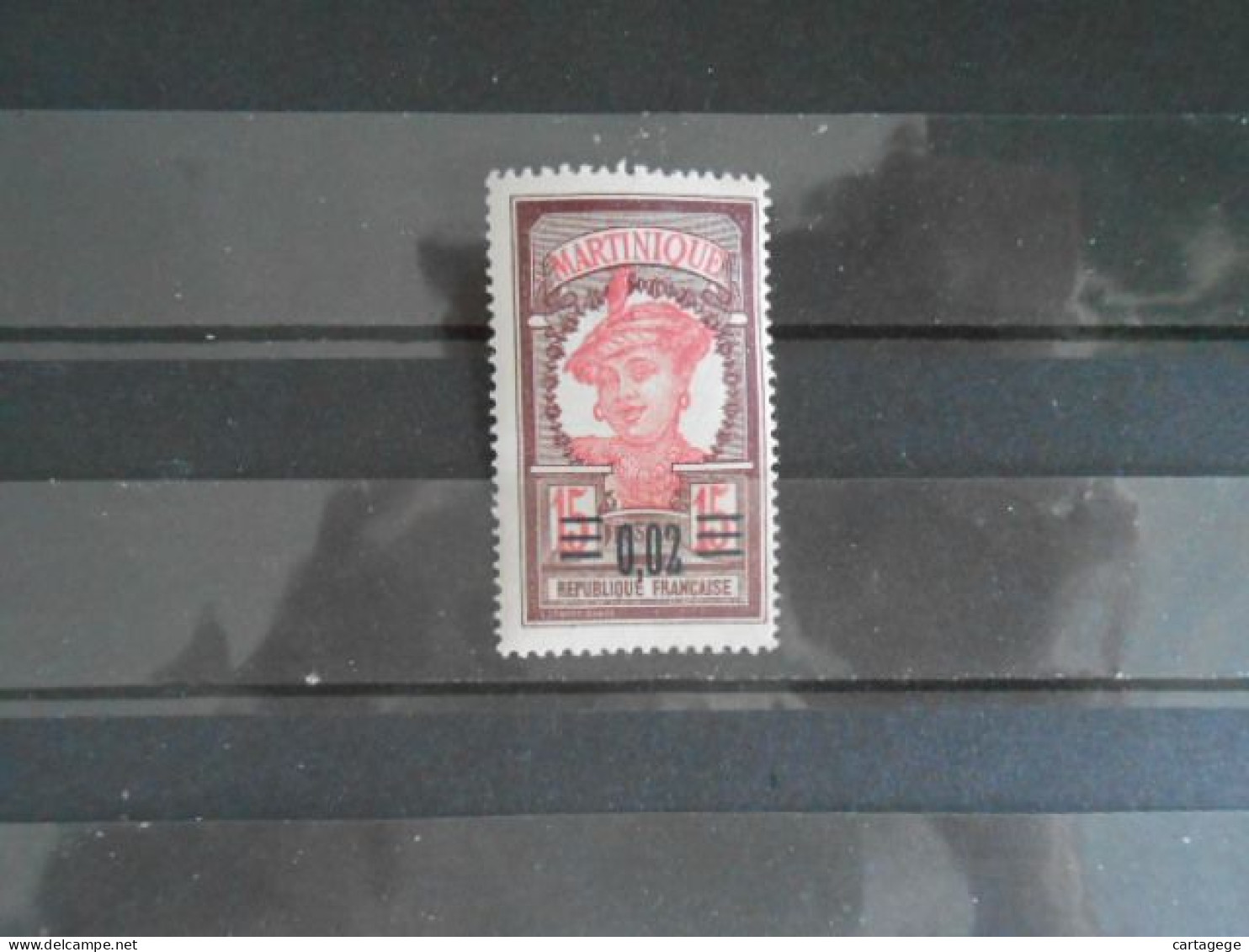 MARTINIQUE YT 87 MARTINIQUAISE 2c. S. 15c. (66)* - Unused Stamps
