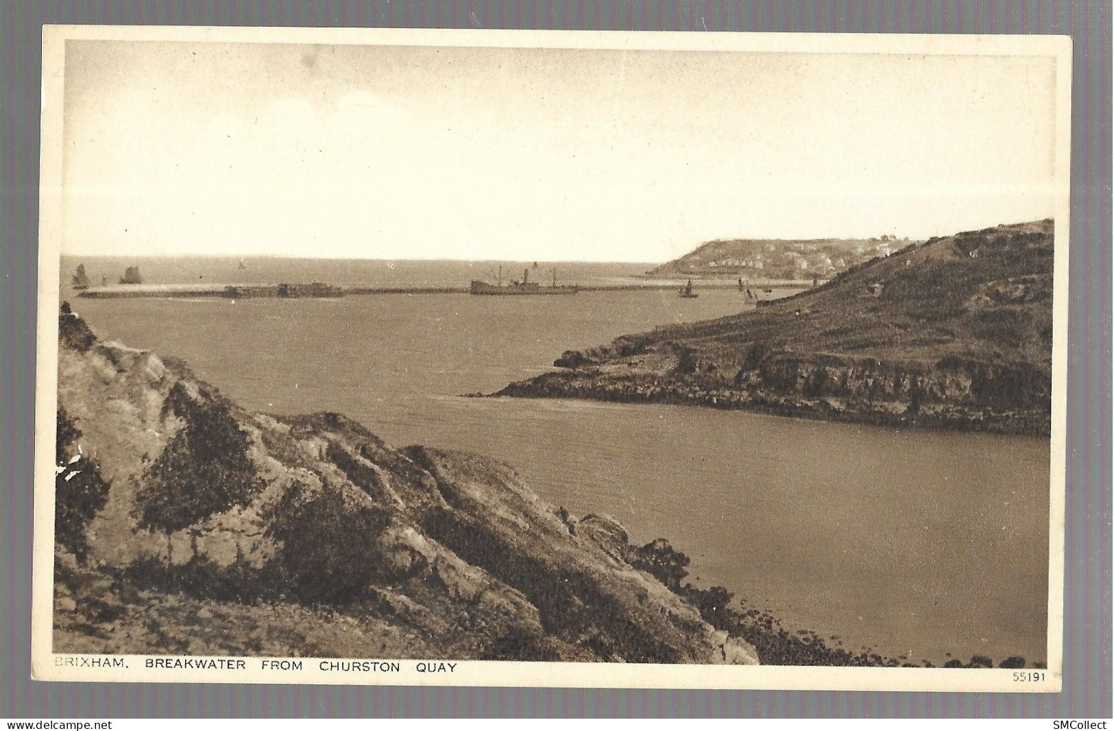 Brixham, Breakwater From Churston Quay (A18p61) - Altri & Non Classificati