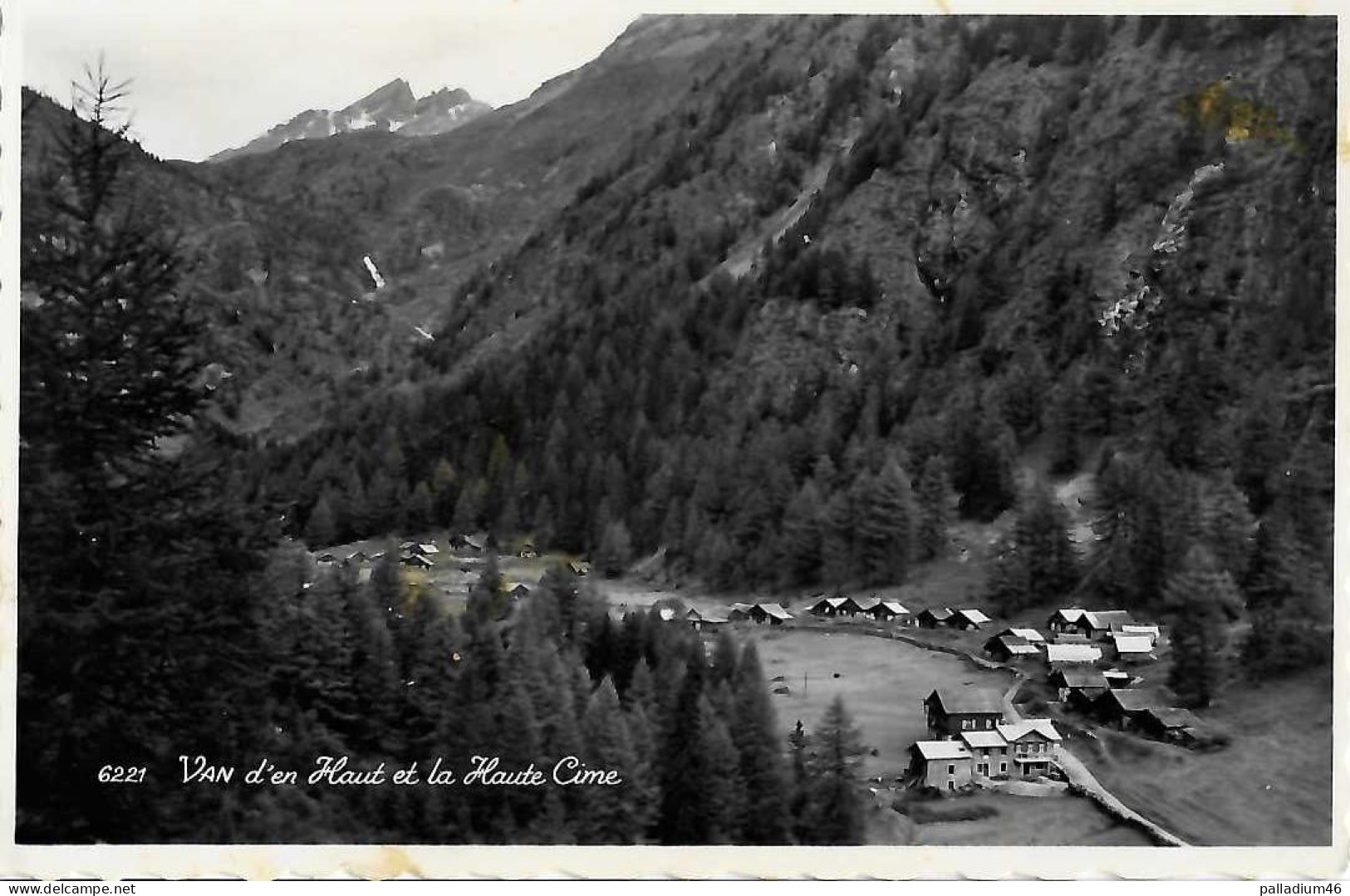 VS - SALVAN VAN D'EN HAUT ET LA HAUITE CIME - Perrochet Lauanne No 6221 - Pas Voyagé - Salvan