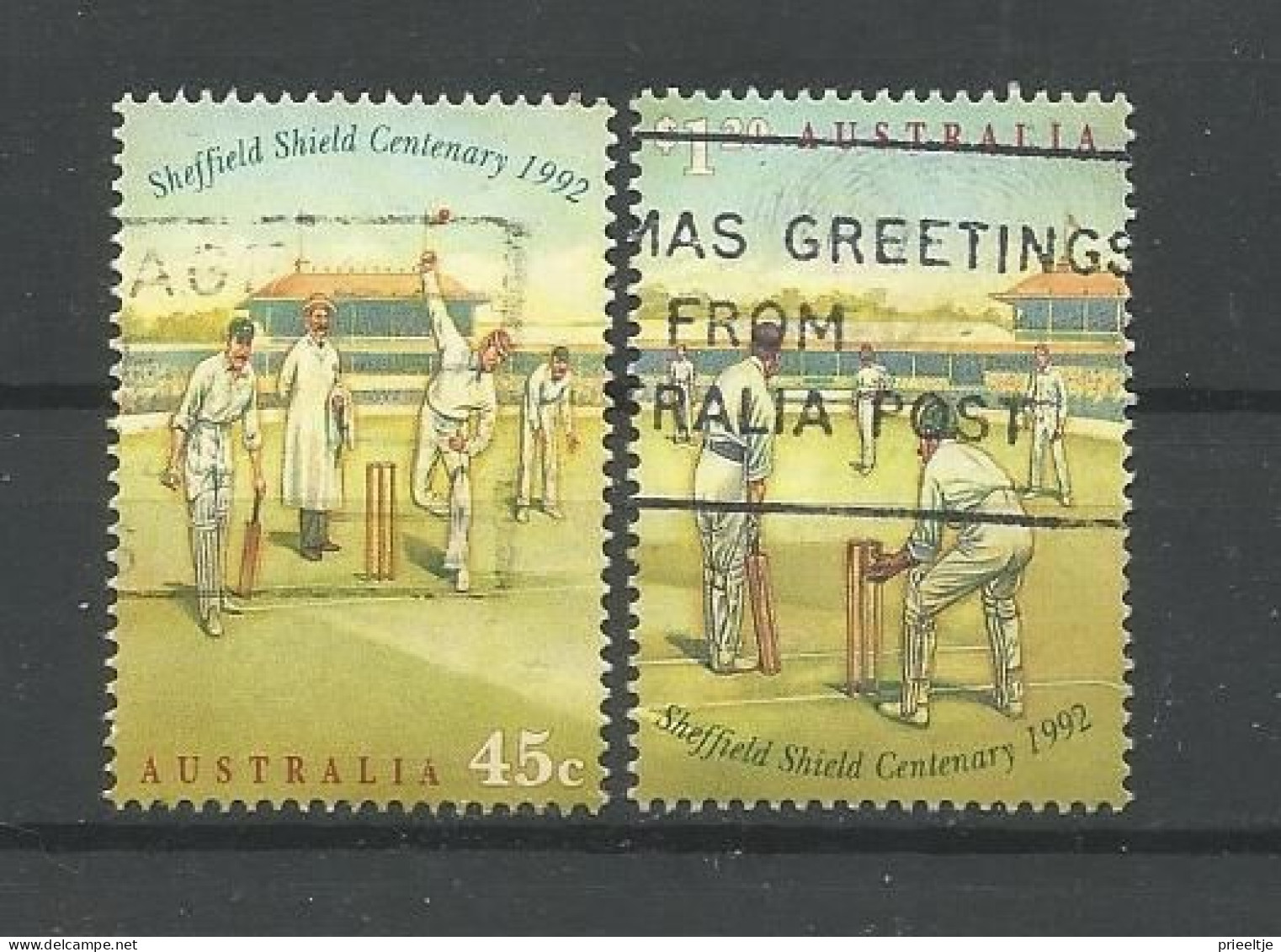 Australia 1992 Cricket Y.T. 1282/1283 (0) - Used Stamps