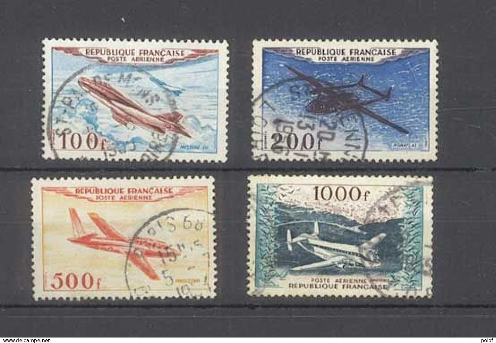 POSTE AERIENNE - Série De 4 Timbres Yvert 30 à 33 - Oblitérés - 1927-1959 Matasellados