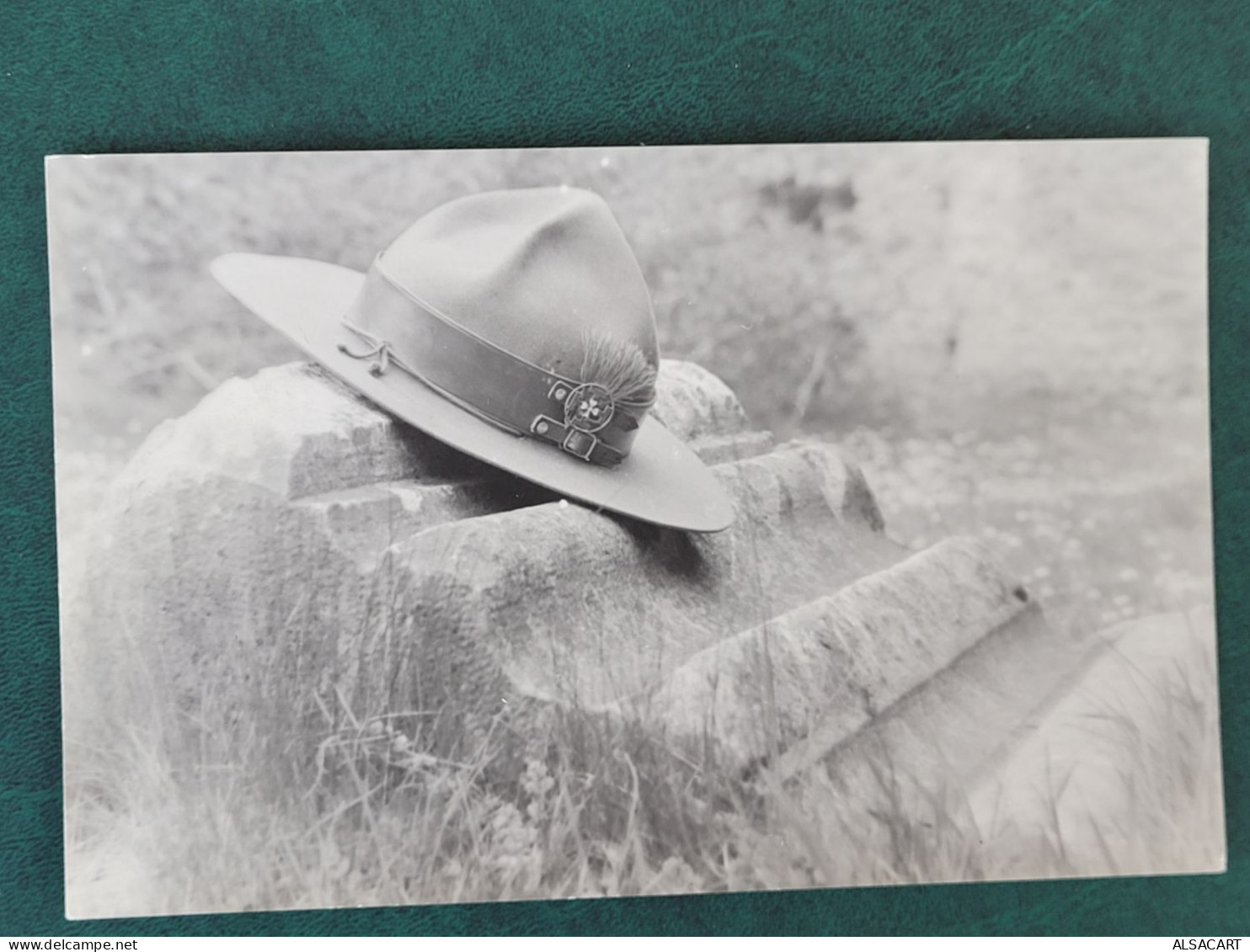 Carte Photo , D'un Chapeau - Scoutismo