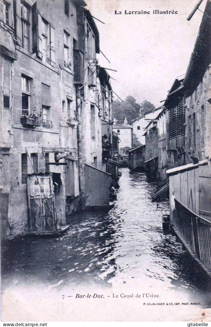 55 - Meuse - BAR Le DUC -  Le Canal De L'usine - Bar Le Duc