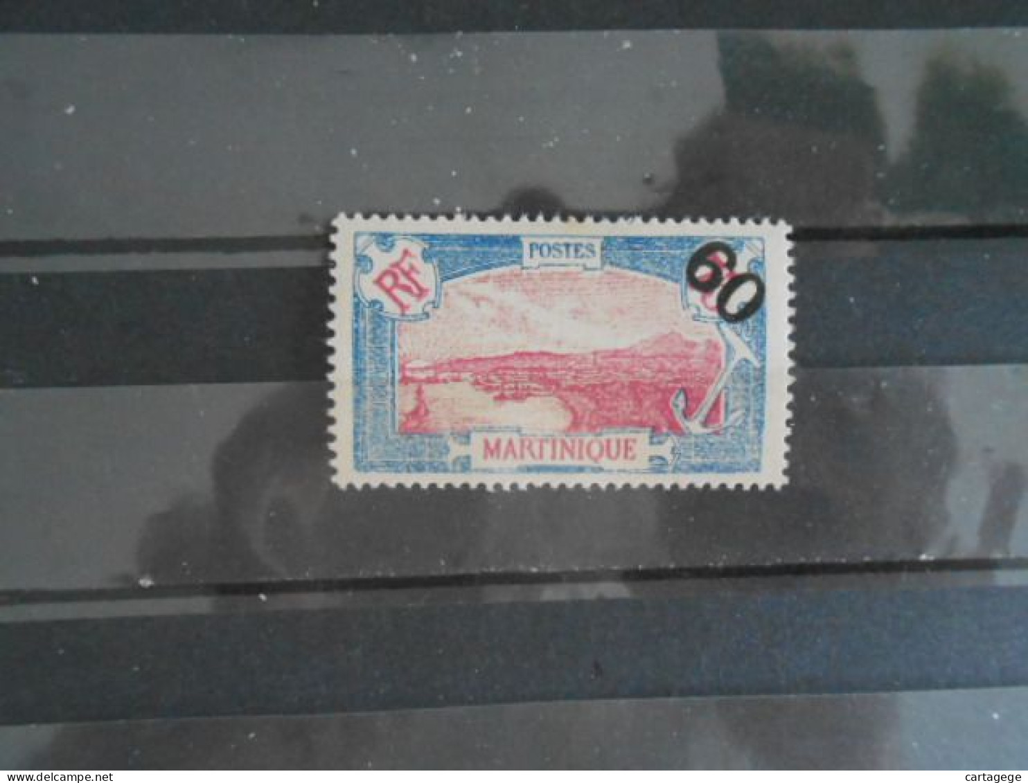 MARTINIQUE YT 89 FORT-DE-FRANCE 60c. S. 75c. Bleu Et Rose-lilas* - Nuovi