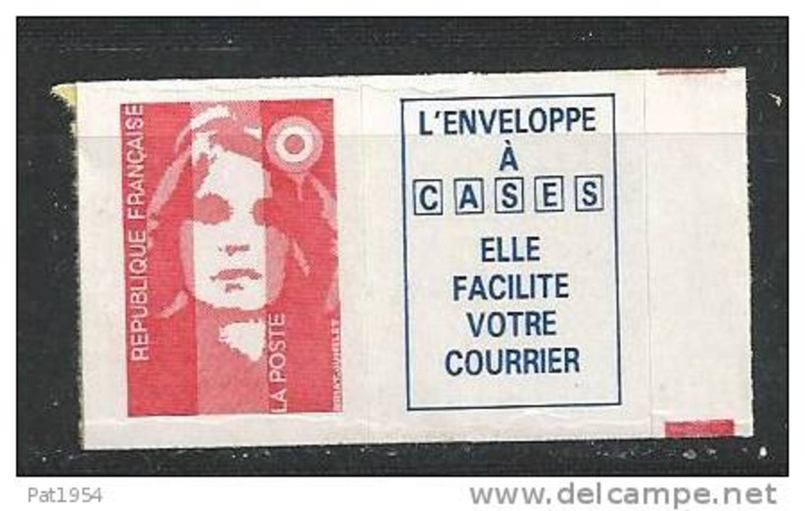 France 1993 Timbre Adhésif Neuf Avec Vignette  Se Tenant ** Issus De Carnet N° 2807a  Cote 4 Euros - Neufs