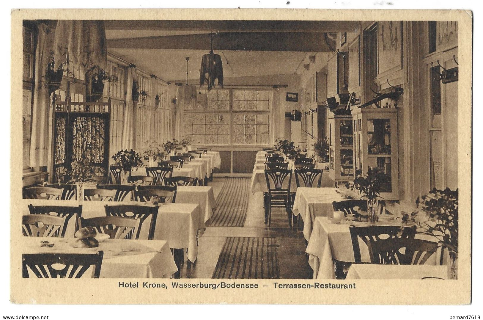 Allemagne -  Wasserburg Bodensee -  Hotel Krone - Terrassen - Restaurantk - Wasserburg A. Bodensee