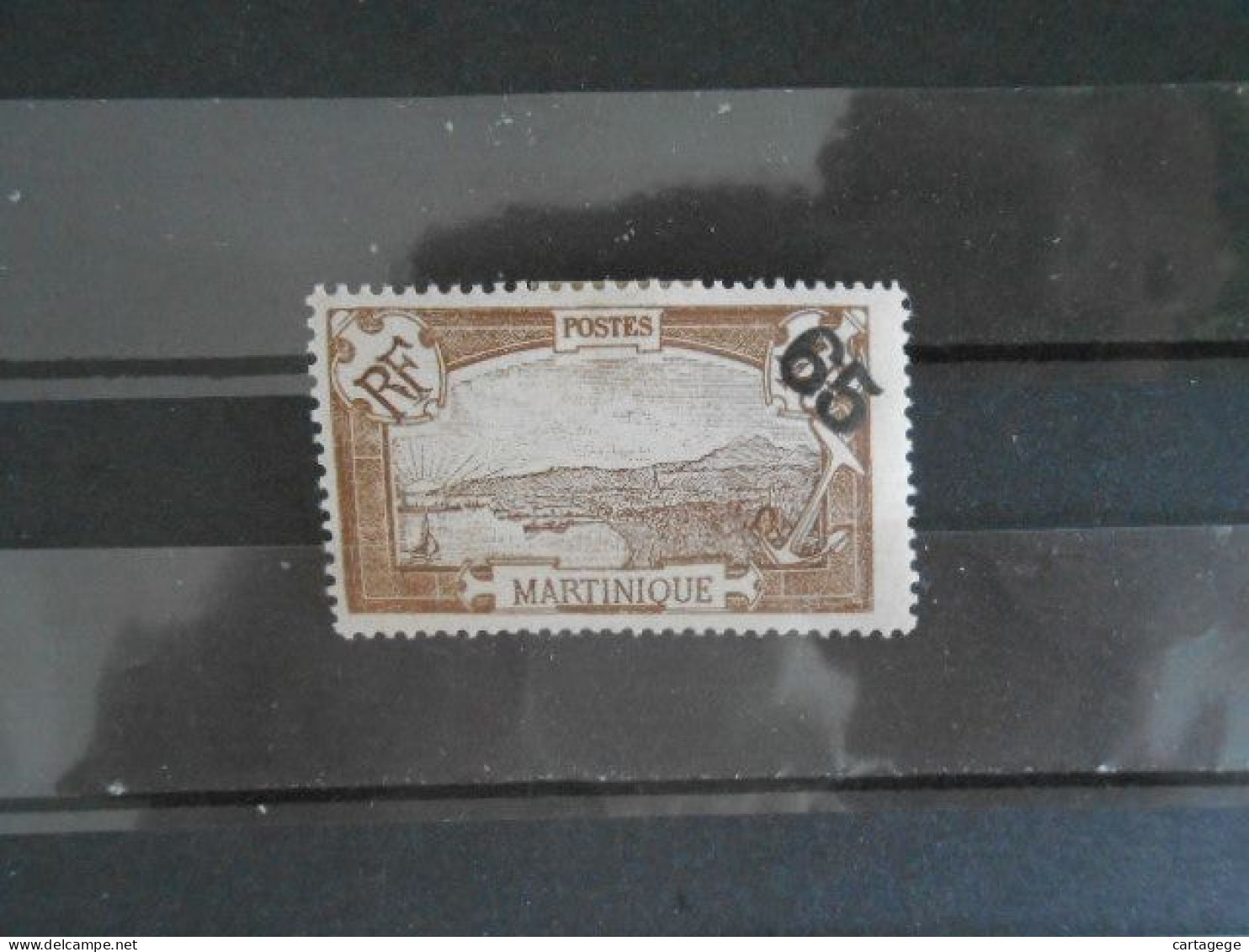 MARTINIQUE YT 90 FORT-DE-FRANCE 65c. S. 45c. Brun* - Neufs