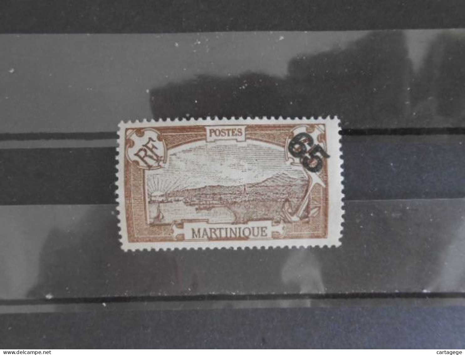 MARTINIQUE YT 90 FORT-DE-FRANCE 65c. S. 45c. Brun* - Unused Stamps
