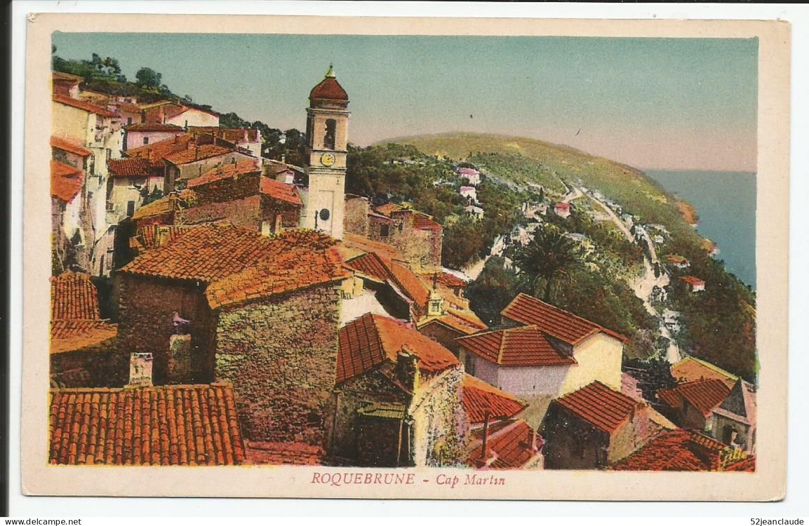 Vue Sur Roquebrune église     1920    N° - Roquebrune-Cap-Martin