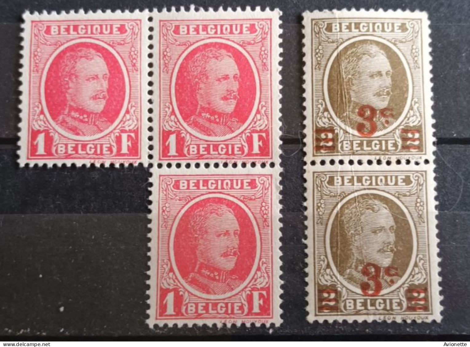 Belgique Albert Ier (blocs Timbres Neufs) - Unused Stamps