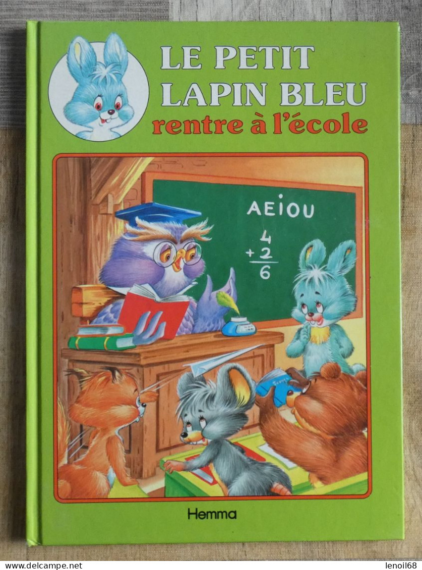 Le Petit Lapin Bleu Rentre à L'école De J. Thomas-Bilstein - Hachette